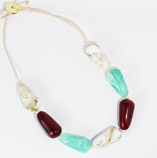 TJ - Coastal Aura Gem Necklace