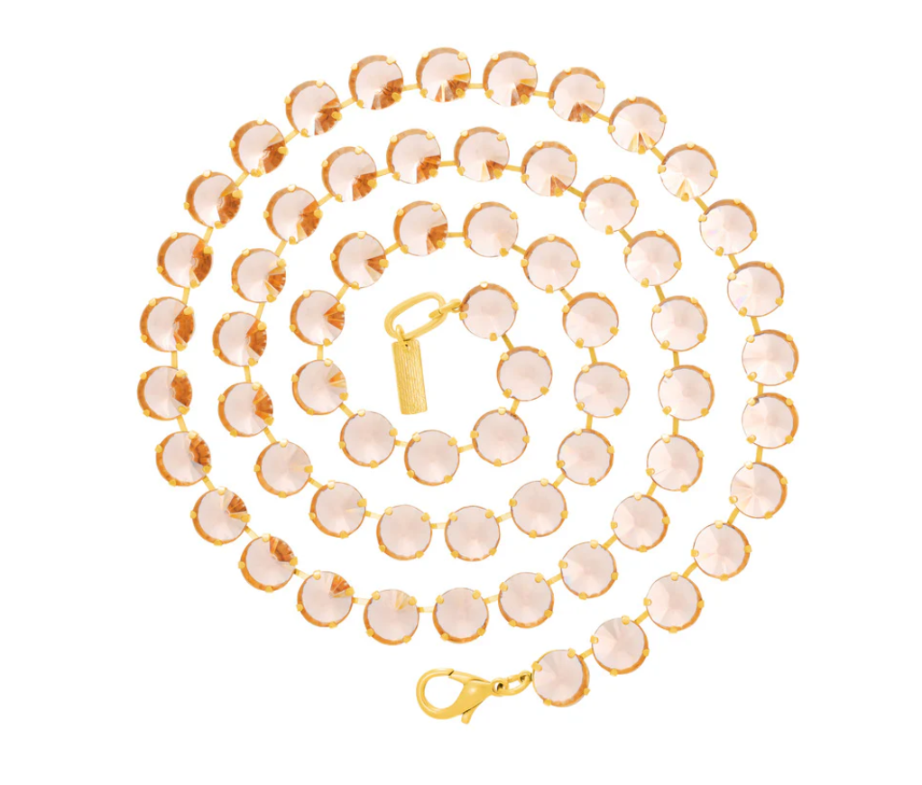 TOVA - The Celia Necklace - Unfoiled Light Peach