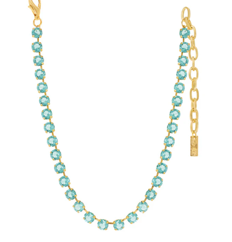 TOVA - The Oakland Necklace - Unfoiled Light Turquoise