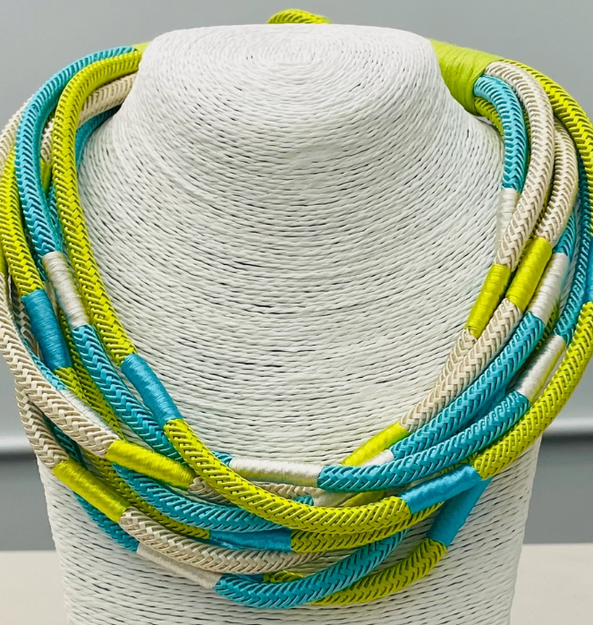 Turquoise Citrus Twist Necklace