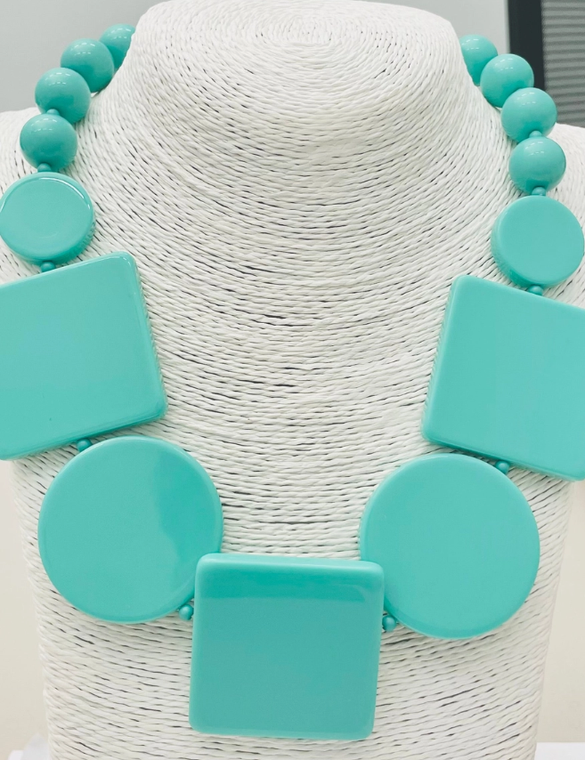 Turquoise Palms Necklace