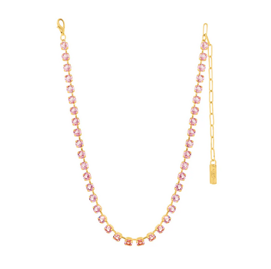 TOVA - The Sarina Necklace in Fairy Dust - Unfoiled Light Rose