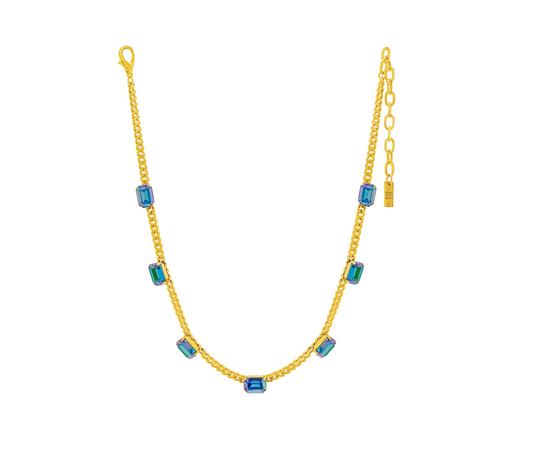 TOVA - Aylin Necklace - Ice Blue Glimmer