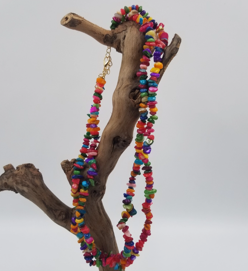 Multicolor Stone Necklace