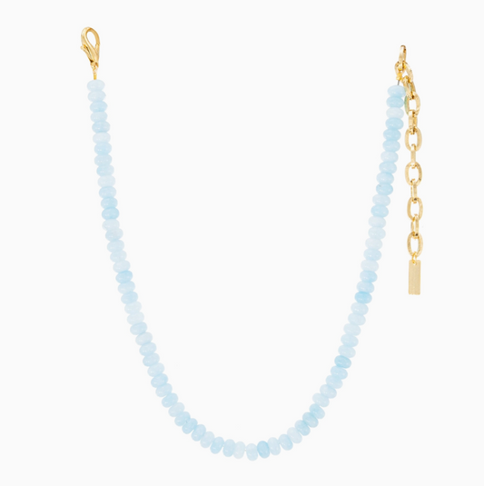 TOVA - Pollyanna Necklace in Baby Blue