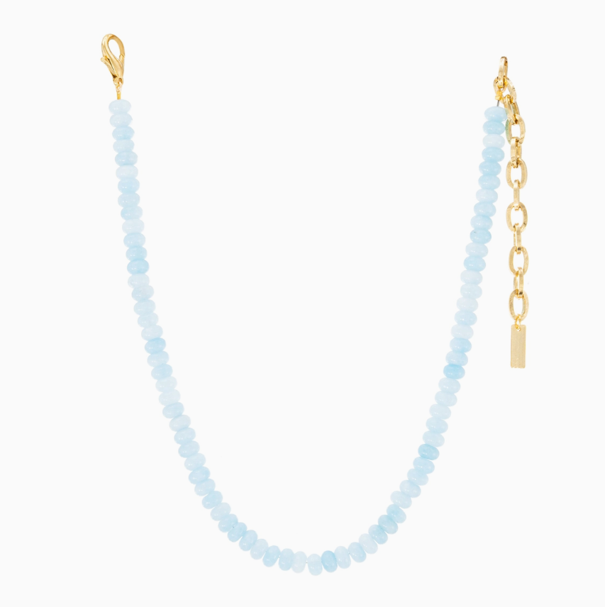 TOVA - Pollyanna Necklace in Baby Blue
