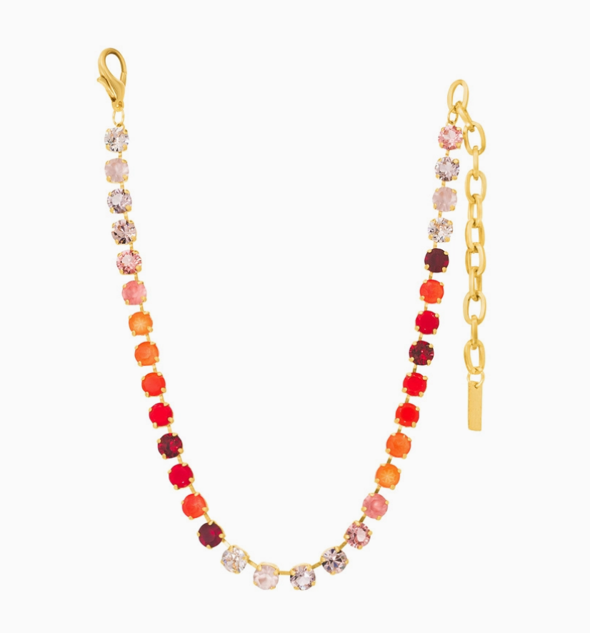 TOVA - The Oakland Necklace in Red Rosies