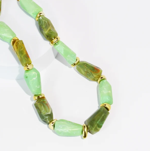 TJ - Prism Green Necklace