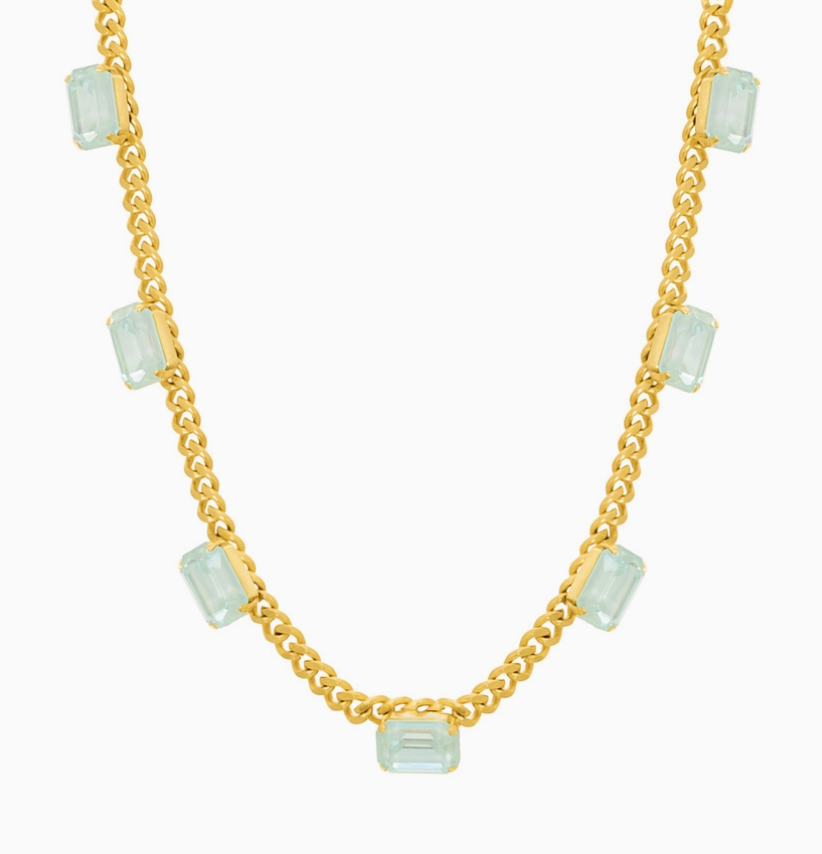 TOVA - Aylin Necklace - Ultra Mint