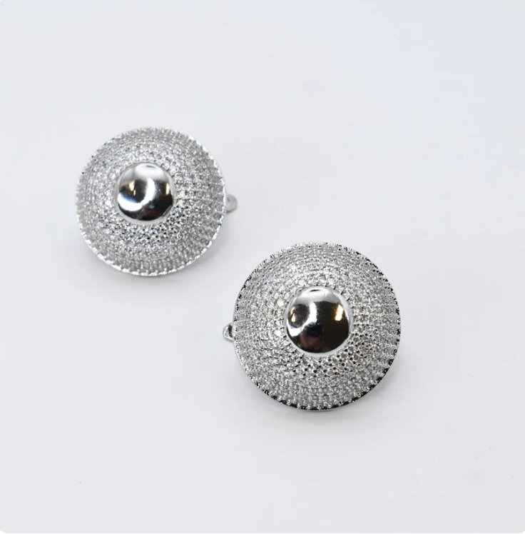 TJ - Puffy Disco Earrings - 2 Colors