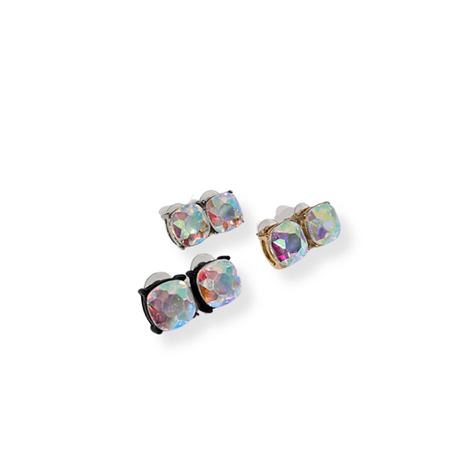 Sequin Statement Studs - Iridescent (3 colors)