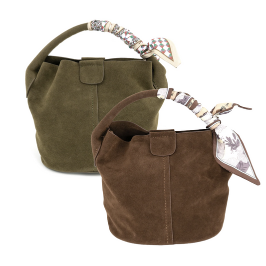 The Monica Faux Suede Handbag (2 colors)