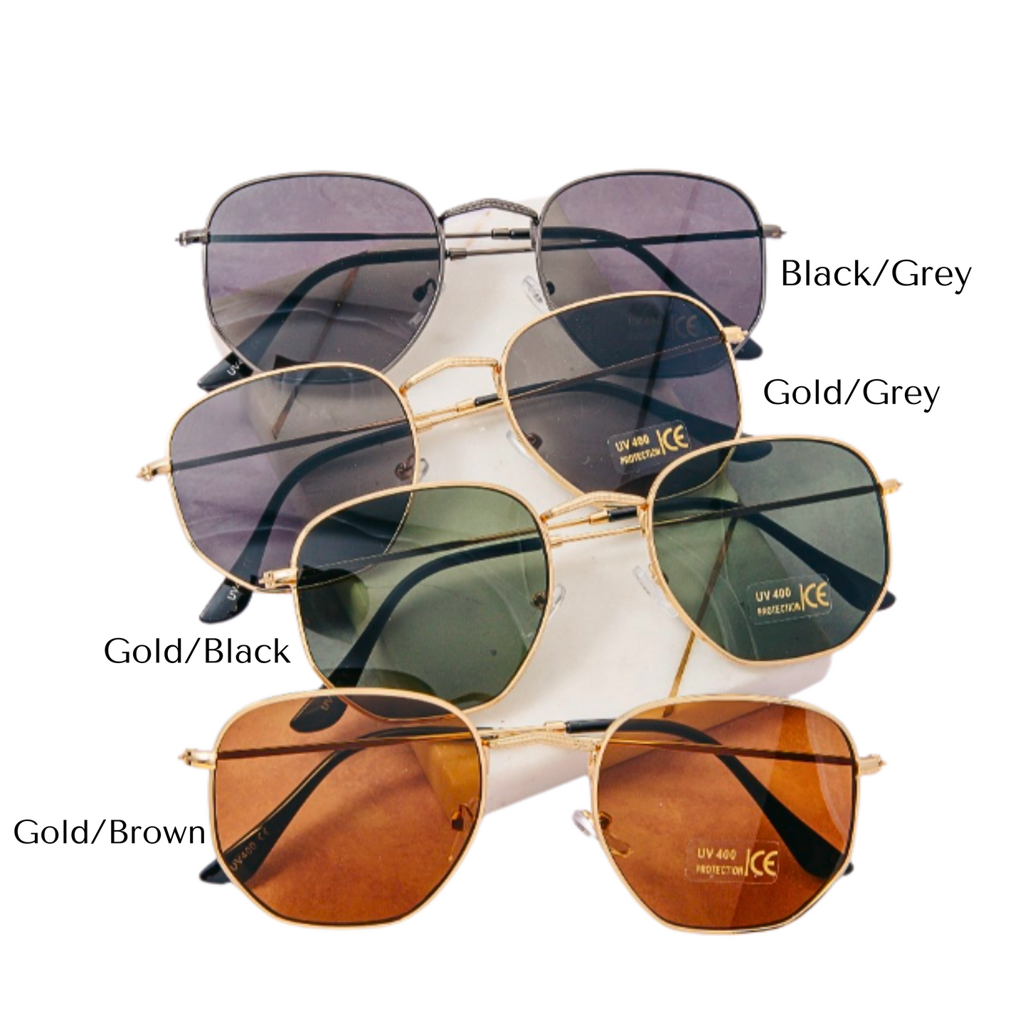 Metal Framed Round Retro Sunglasses (4 colors)