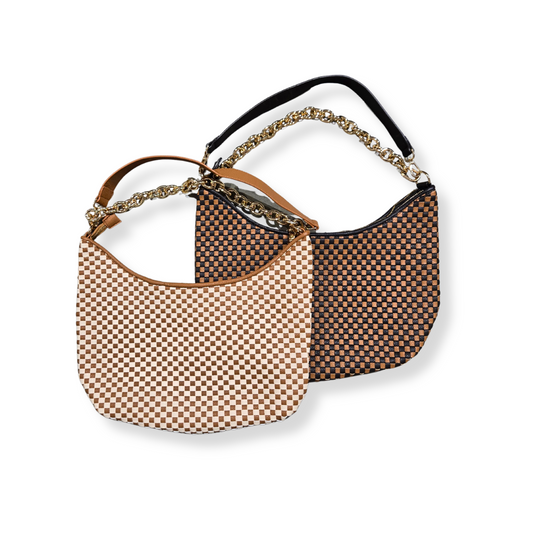 Sienna Slouchy Woven Handbag (2 colors)