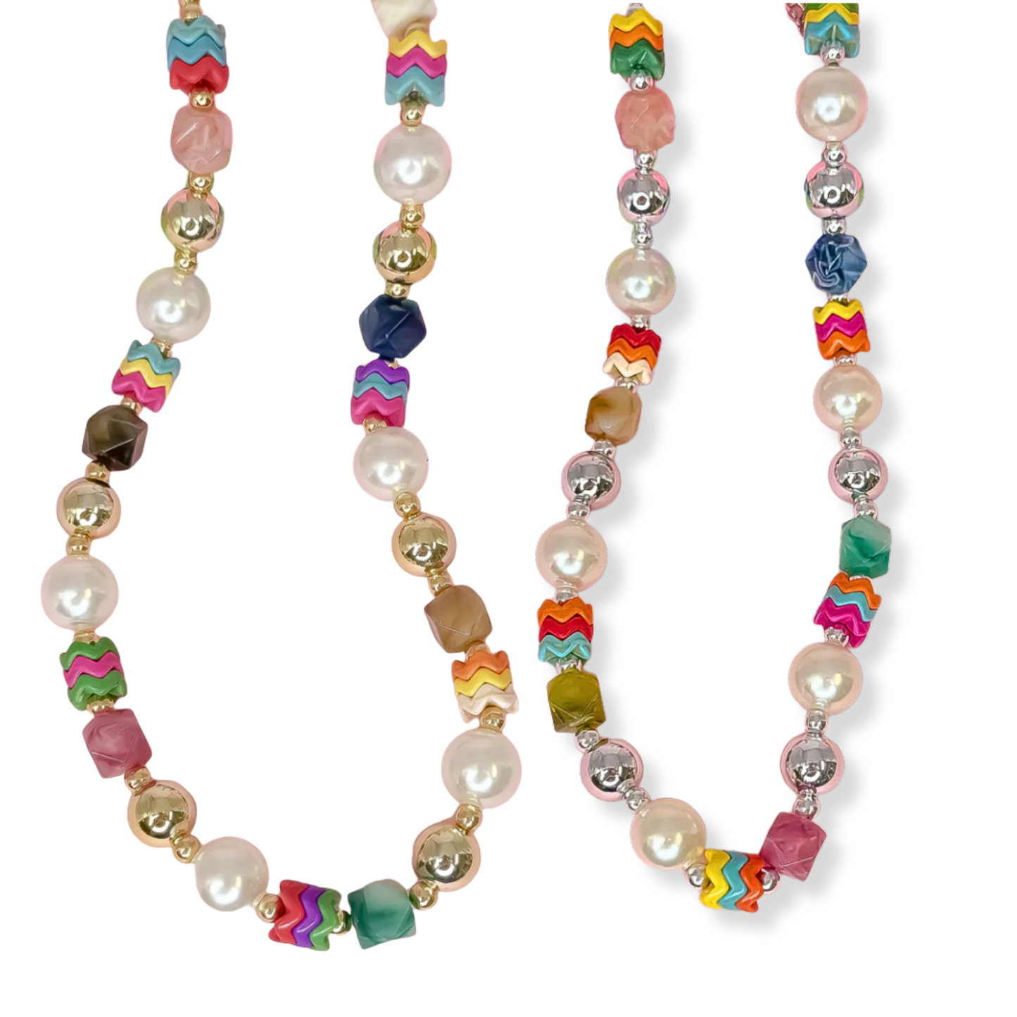 TJ - Ziggy Pearl Pop Necklace (2 colors)