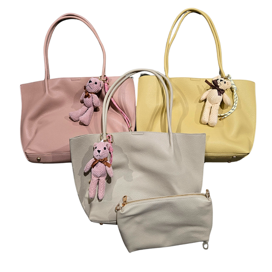 The Jayden Faux Leather Tote (3 colors)