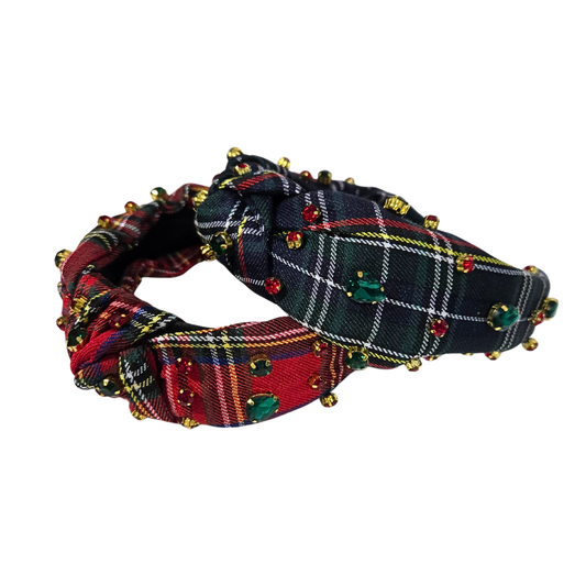 Classic Plaid Christmas Headband (2 colors)