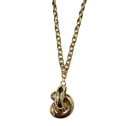 Chunky Gold Twist Necklace