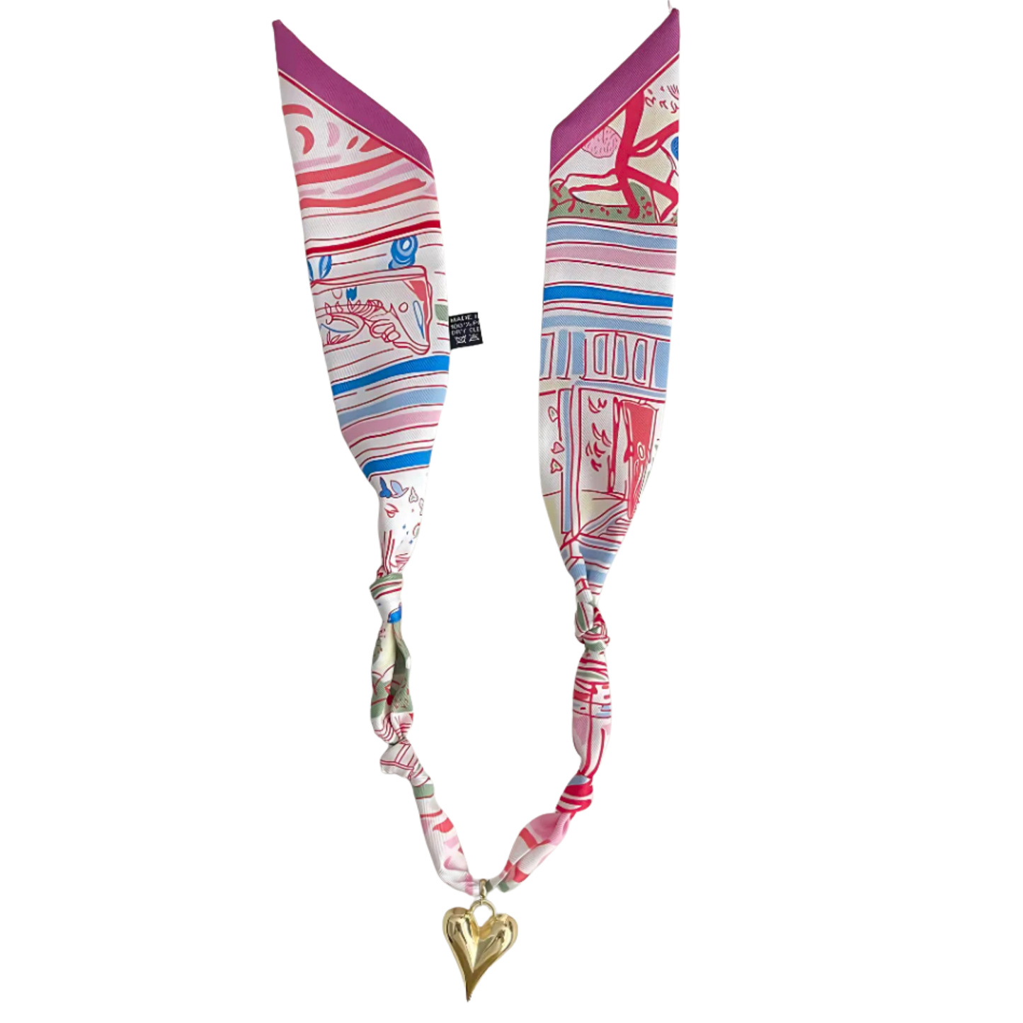 Palm Beach Twilly Scarf Necklace