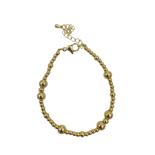 Gold Beaded Bracelet