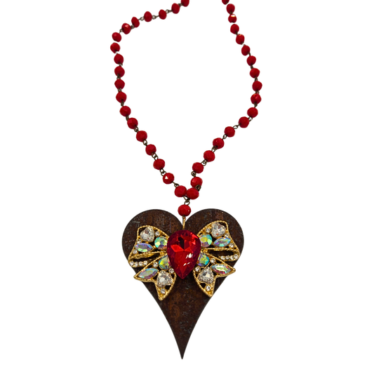 Gypsy South - Rustic Glam Bow Necklace