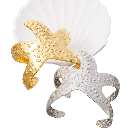 Starfish Cuff Bracelet (2 colors)