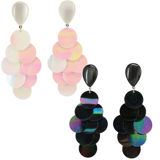 Sequin Dangle Earrings (2 colors)