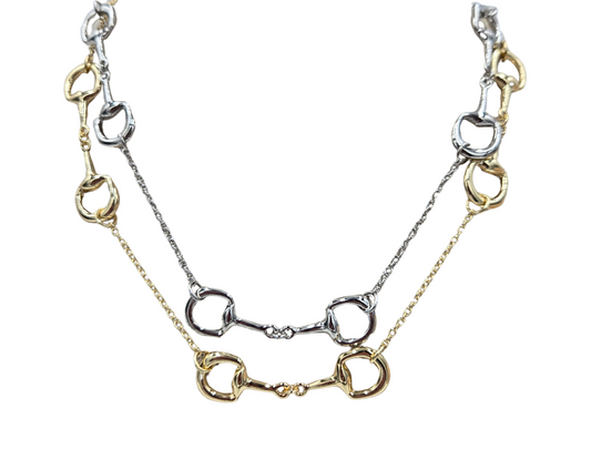 WP - Snaffle Bit Short Necklace (2 colors)