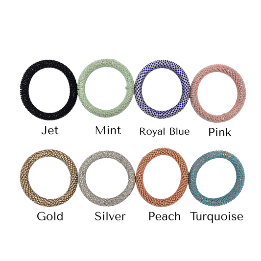 Rhinestone Rope Bracelet (8 colors)
