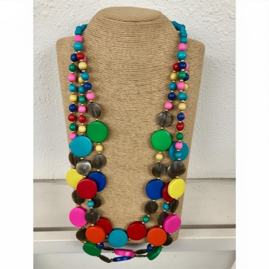 Rainbow Cascade Necklace