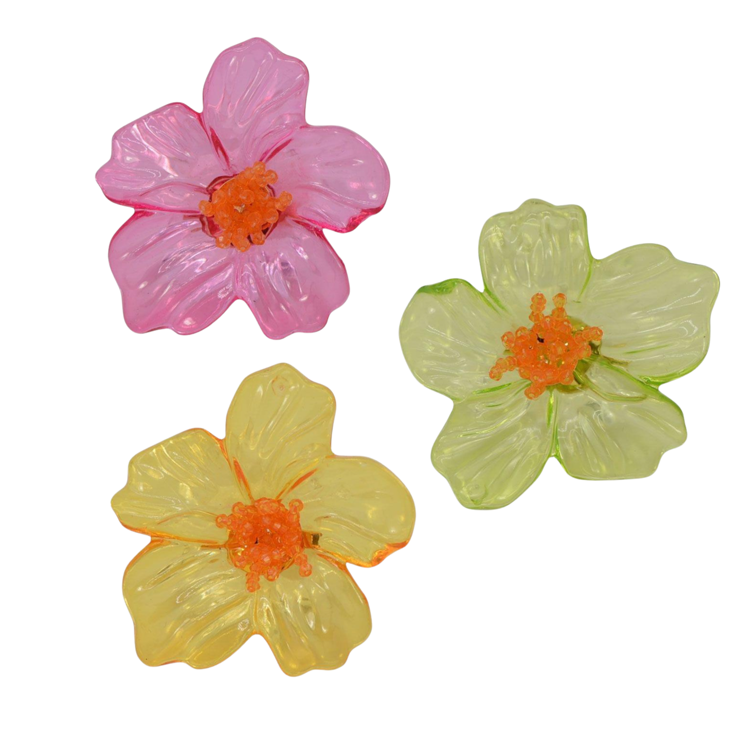 Hawaiian Flower Brooch (3 colors)