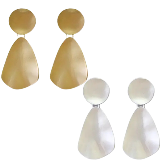 The Riviera Sculpt Earring (2 Colors)