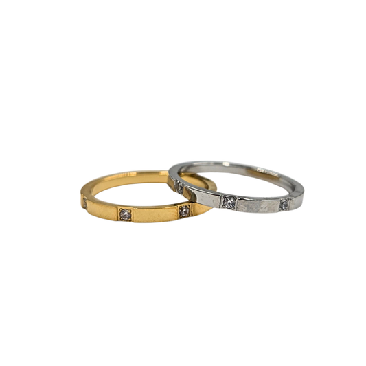 WP - Thin Crystal Ring (2 colors)