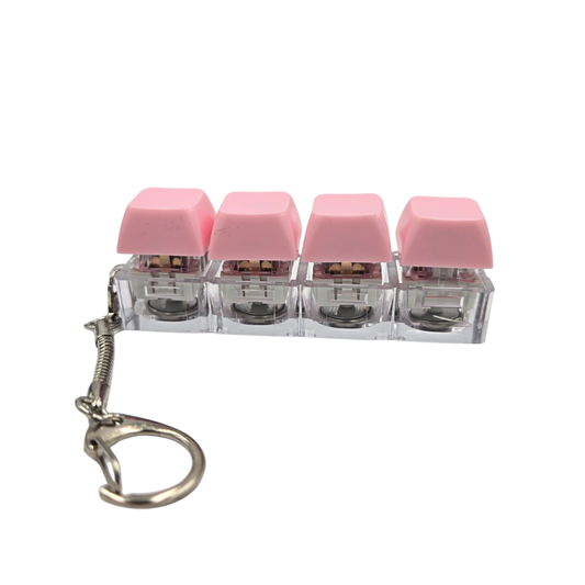 Light Up Keyboard Fidget Keychain