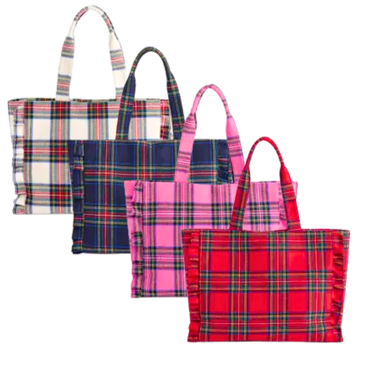 Scottie Ruffle Tote (4 Colors)