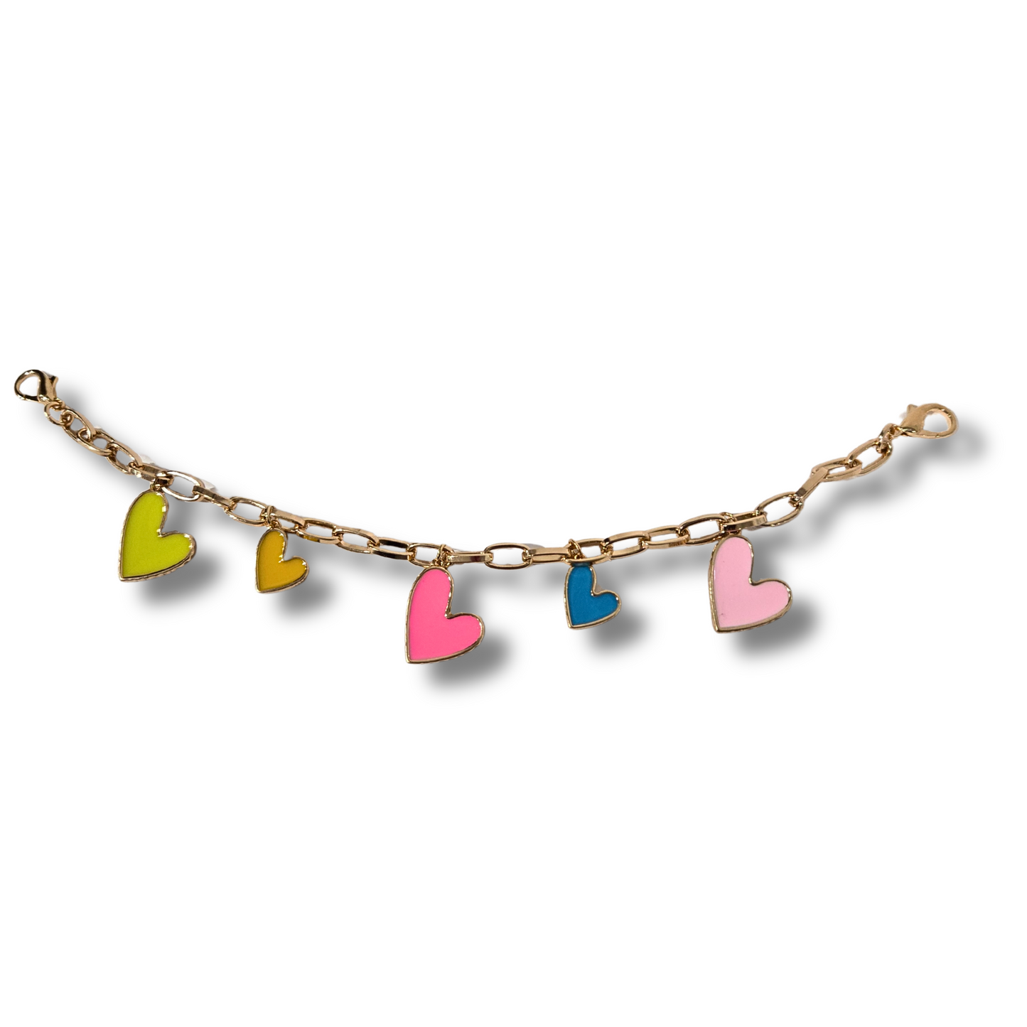 Colorful Hearts Hat Chain