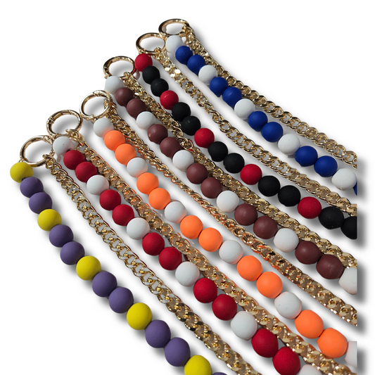 Team Spirit Bauble Bag Chain (6 colors)