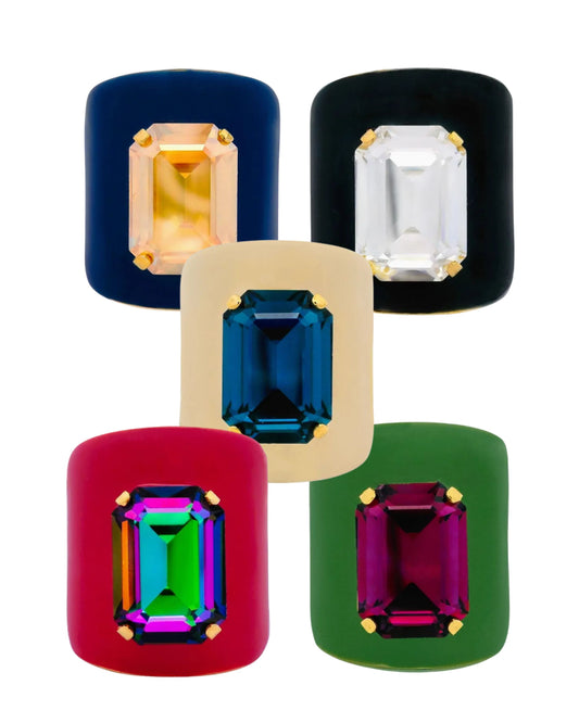 TOVA -The Mini Roddy Ring in Enamel (5 colors)