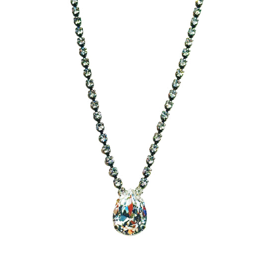 TOVA - The Milli Necklace in Silver & Clear