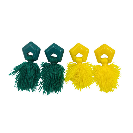 Chic Hex-Fringe Earring (2 Colors)