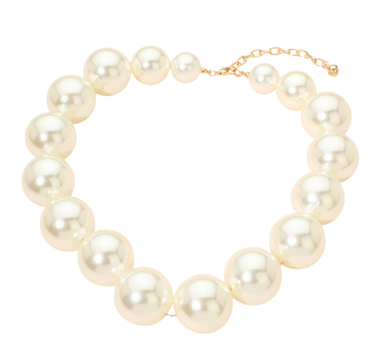 Oversized Pearl Beaded Necklace