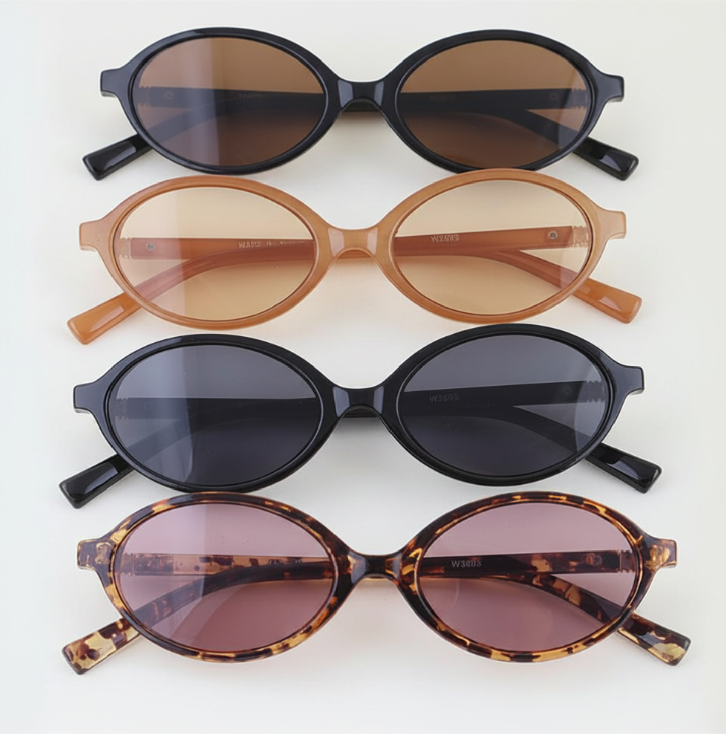 Retro Oval Fashion Sunglasses (4 colors)