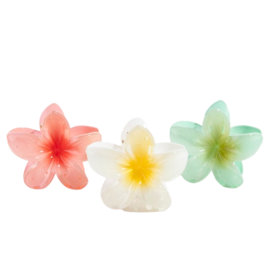 Hawaiian Flower Hair Clip (3 colors)