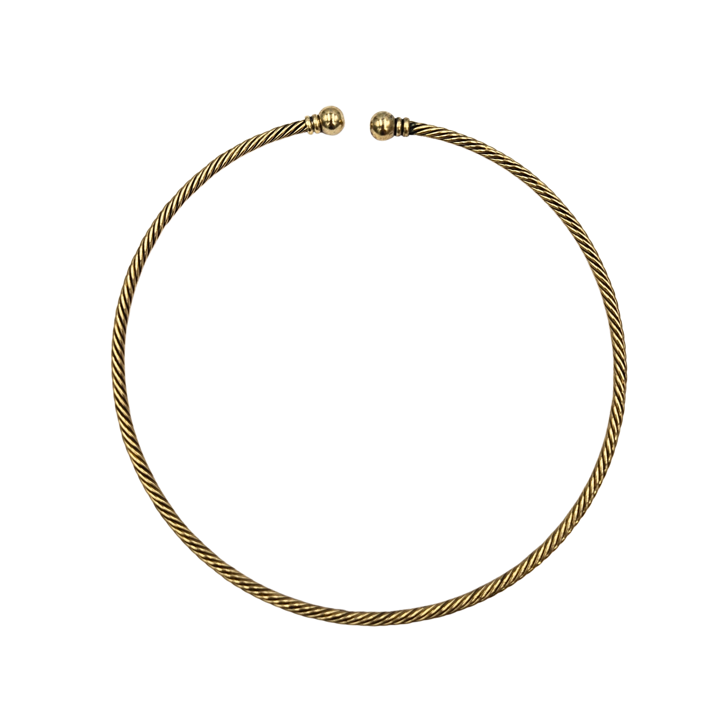 14K Gold Twisted Wrap Choker