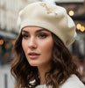 Sequin Rhinestone Embellished Beret-2 Colors