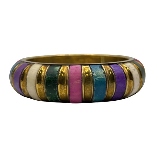 Striped Dome Bangle
