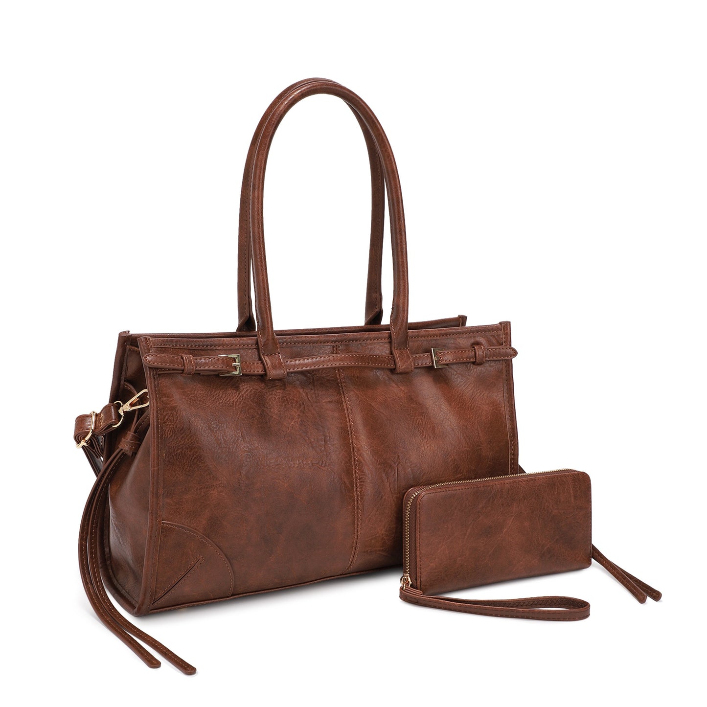 Eunice Handbag with Wallet Set (5 colors)