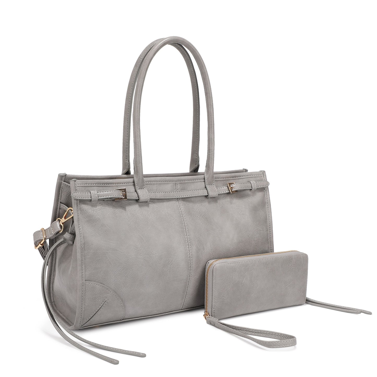 Eunice Handbag with Wallet Set (5 colors)