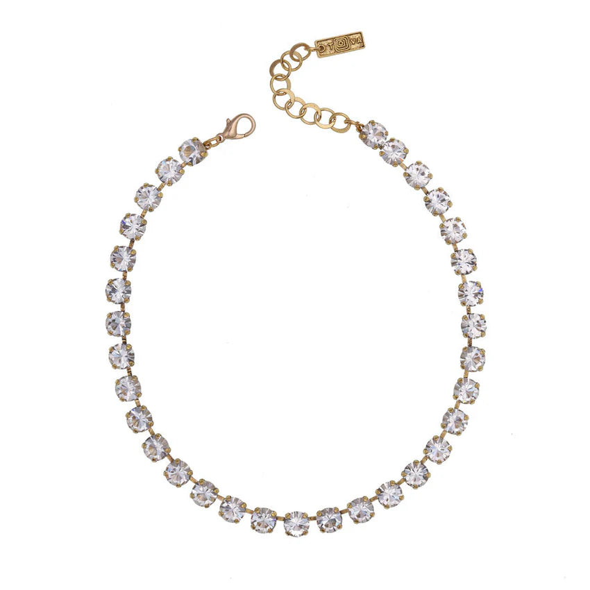 TOVA - The Oakland Necklace - Gold Clear