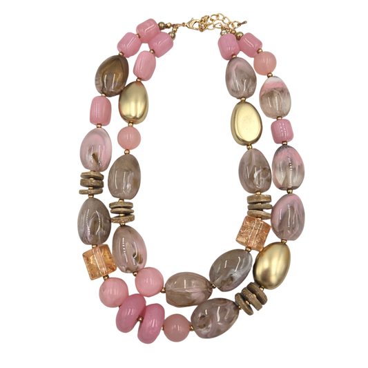 Darling Pink Layer Necklace